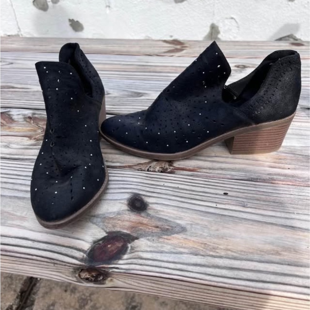 Black Suede Women's Ankle Boots